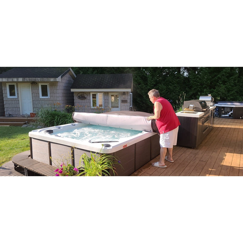 Canadian Spa Rolling Spa Cover - St Lawrence 20ft - Brown