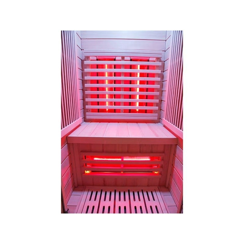 Sauna Hammam BOREAL® DIFFUSION 90 INFRARED SAUNA - 1 SEAT FULL SPECTRUM - 90X90 - PRE ORDER MAY