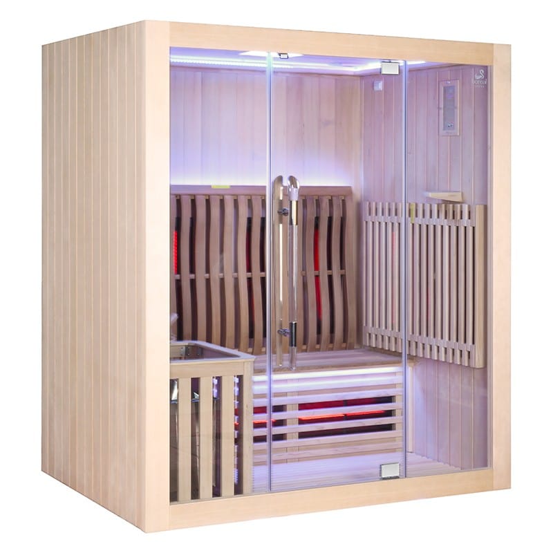 Sauna Hammam SAUNA COMBI BOREAL® ELEGANCE 3 - 175X125 INFRARED + STEAM - MK530178001