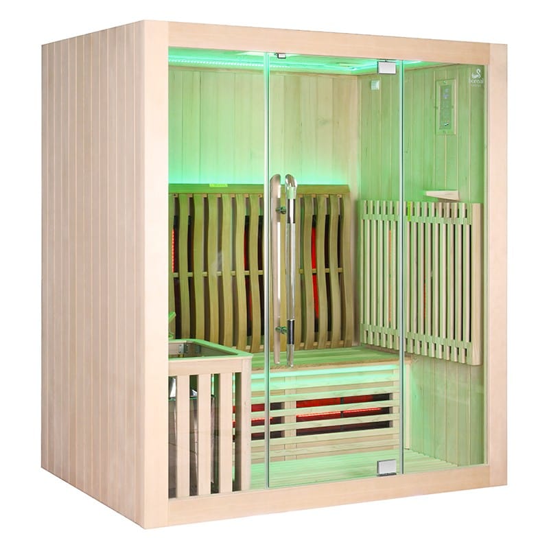 Sauna Hammam SAUNA COMBI BOREAL® ELEGANCE 3 - 175X125 INFRARED + STEAM - MK530178001