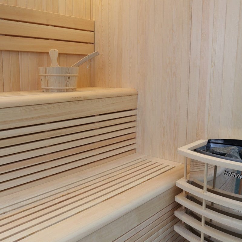 Sauna Hammam BOREAL® BALTIK 160 CORNER SAUNA - 3/4 PLACES - 160X160X210 CM - MK530140551