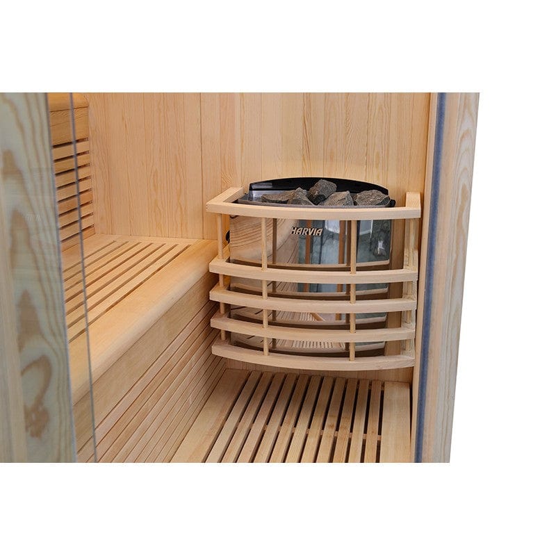 Sauna Hammam BOREAL® BALTIK 160 CORNER SAUNA - 3/4 PLACES - 160X160X210 CM - MK530140551