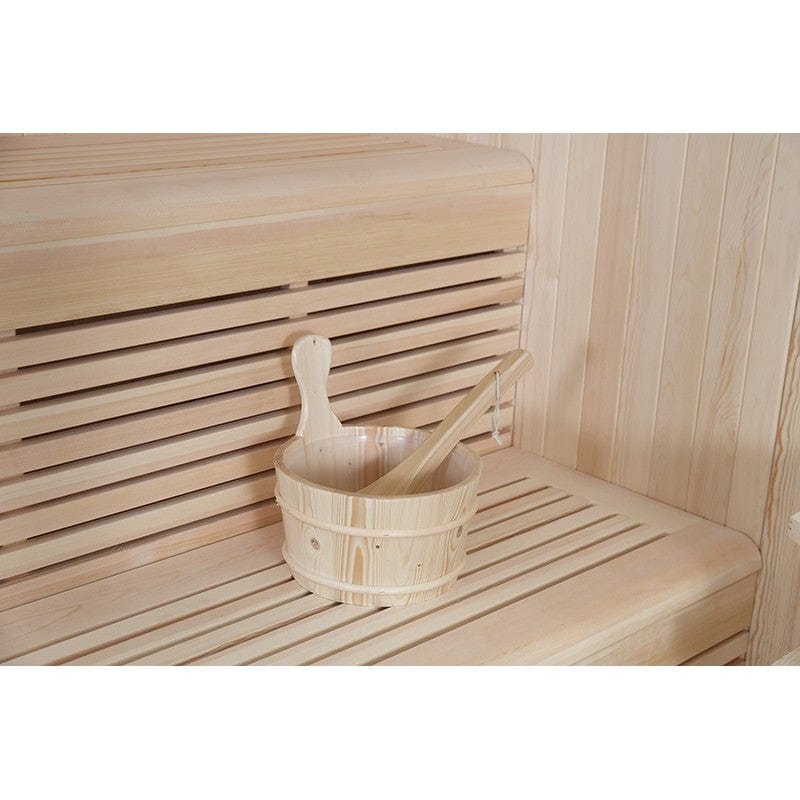 Sauna Hammam BOREAL® BALTIK 180 CORNER SAUNA - 5 PLACES - 180X180X210 CM - MK530140541