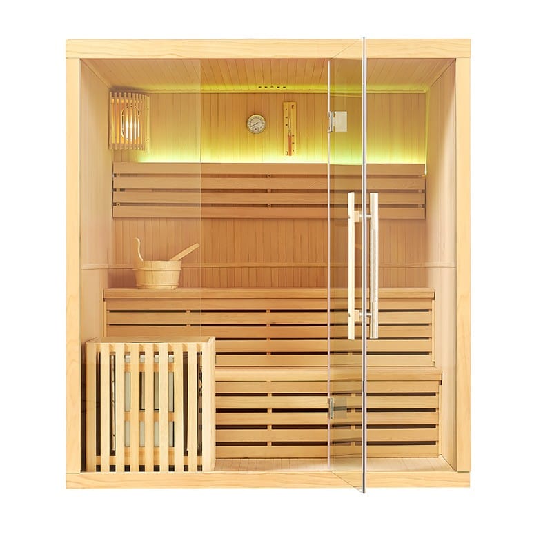 Sauna Hammam FINNISH SAUNA NORDICA® VAPOR V45 4 TO 5 PLACES - 180 X 130 X H.200 - PRE ORDER JUNE