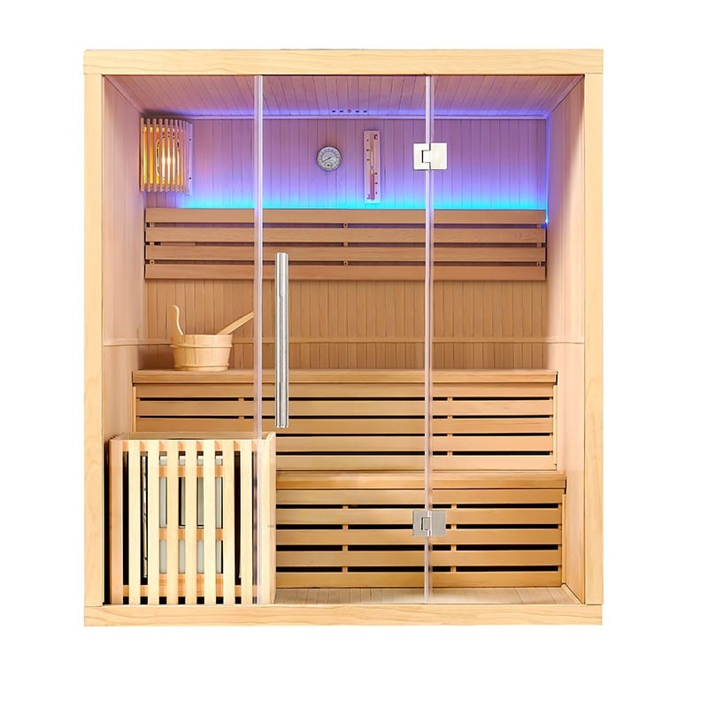 Sauna Hammam FINNISH SAUNA NORDICA® VAPOR V45 4 TO 5 PLACES - 180 X 130 X H.200 - PRE ORDER JUNE