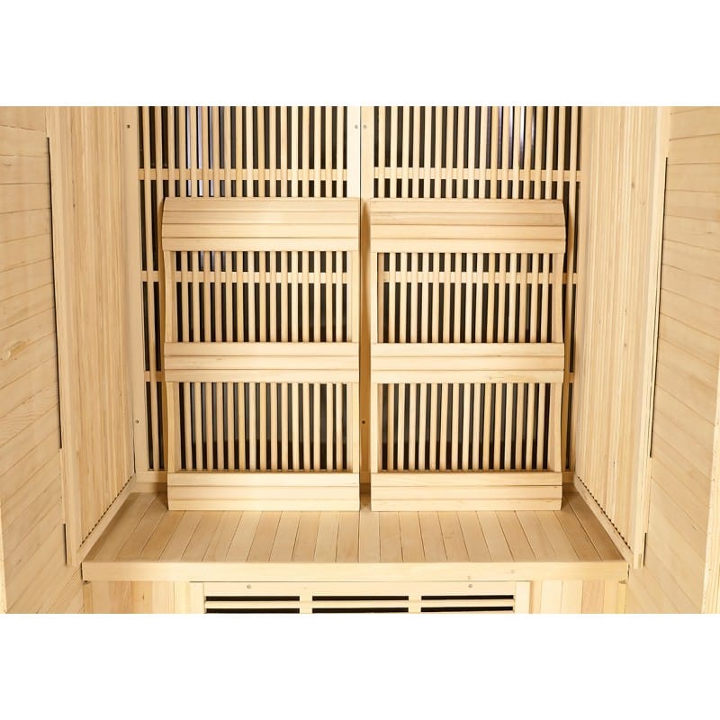 Sauna Hammam NORDICA® CARBONE IR2 infrared sauna - 2 PLACES 120x100 - MK51562016