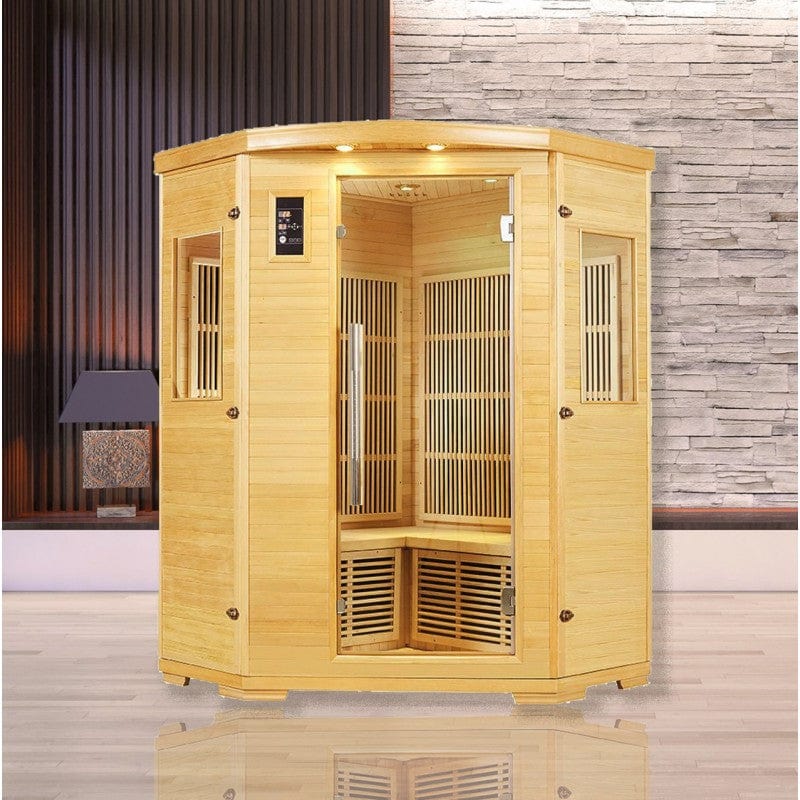 Sauna Hammam NORDICA® CARBONE IR23 INFRARED SAUNA 2 TO 3 PLACES - 125X125 - MK51562140