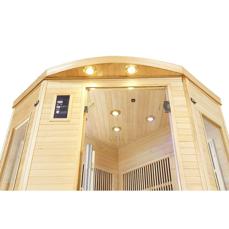 Sauna Hammam NORDICA® CARBONE IR34 INFRARED SAUNA 3 TO 4 PLACES 150X150