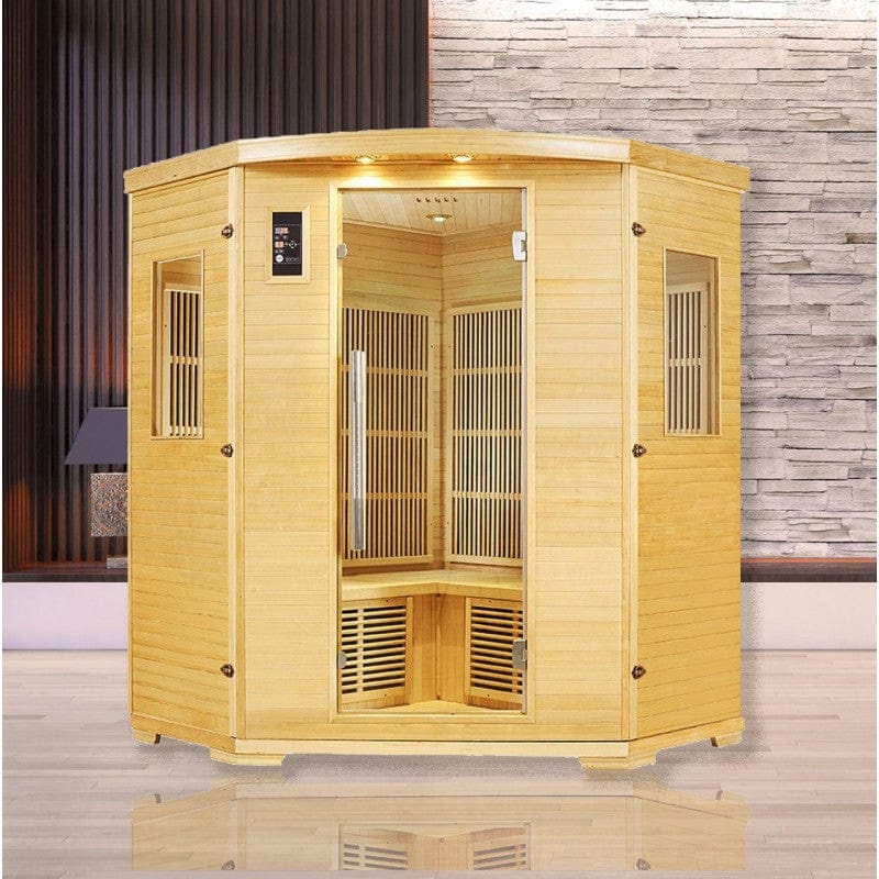 Sauna Hammam NORDICA® CARBONE IR34 INFRARED SAUNA 3 TO 4 PLACES 150X150