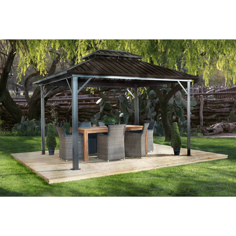 Sojag™ Genova II Double-Roof Gazebo with Mosquito Netting