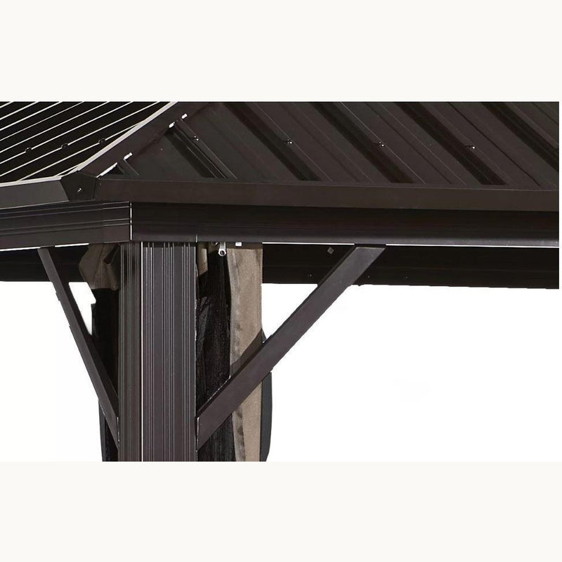 Sojag™ Genova Gazebo Steel Roof with Mosquito Netting