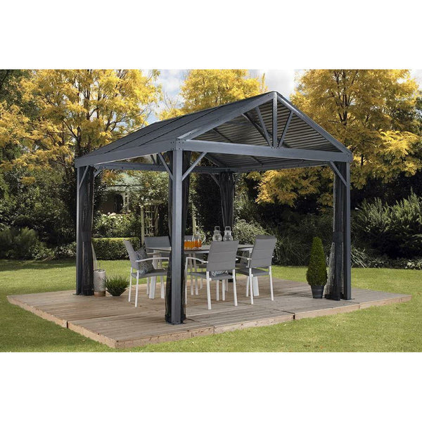 Sojag™ Sanibel I Gazebo Steel Roof with Mosquito Netting