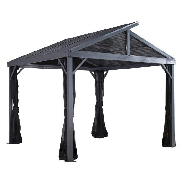 Sojag™ Sanibel II Gazebo Steel Roof with Mosquito Netting