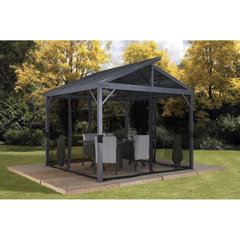 Sojag™ Sanibel II Gazebo Steel Roof with Mosquito Netting