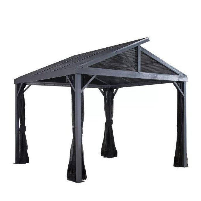 Sojag™ Sanibel II Gazebo Steel Roof with Mosquito Netting