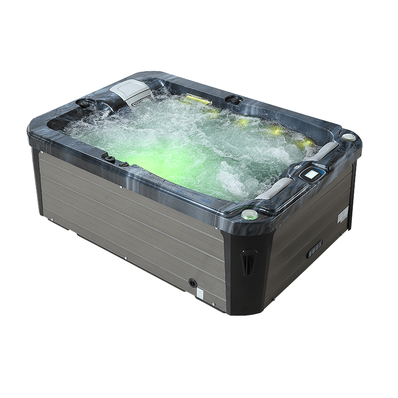 Sauna Hammam - SPA 2 RECLINING PLACES ARCHIPEL® GT2 PRO MAX BLACK - THERAPEUTIC SPA BALBOA 210X148 - MK53020905