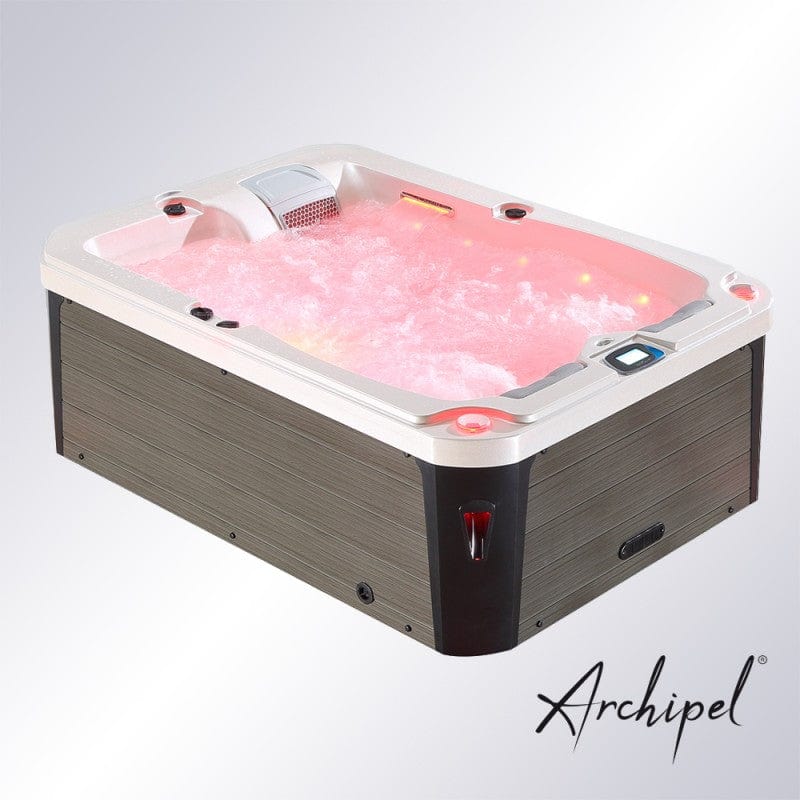 Sauna Hammam - ARCHIPEL® GT2 PRO MAX 2-SEATER ELONGATED SPA PEARL WHITE - THERAPEUTIC SPA BALBOA 210X148 - PREORDER April 2023