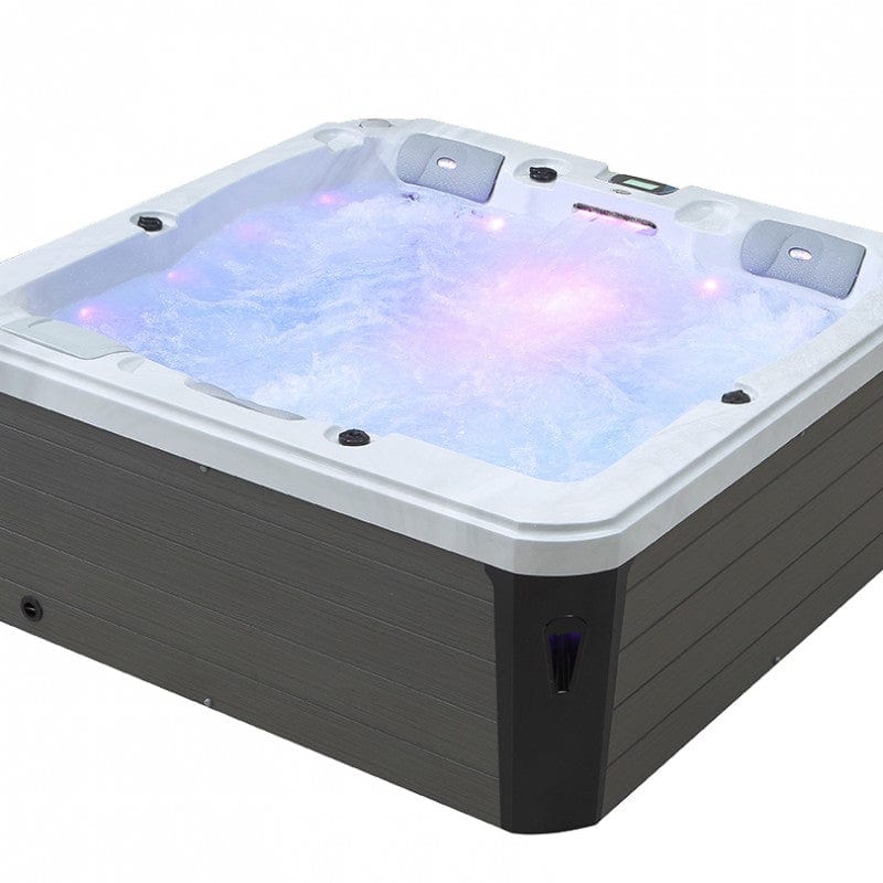 Sauna Hammam - 3-SEATER ELONGATED HOT TUB ARCHIPEL® GT3 WHITE MARBLE - THERAPEUTIC SPA BALBOA 200X200 - MK53015072