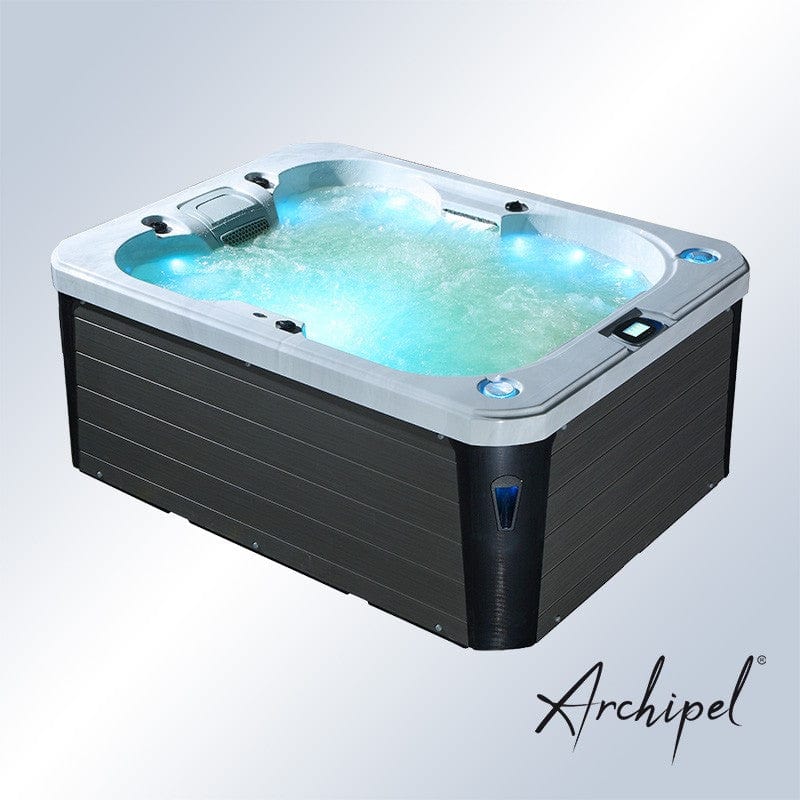 Sauna Hammam - ARCHIPEL® GT4 PEARL WHITE 2 TO 4 SEATER COMPACT HOT TUB - BALBOA® THERAPEUTIC SPA 215 X 160 CM - MK530177691