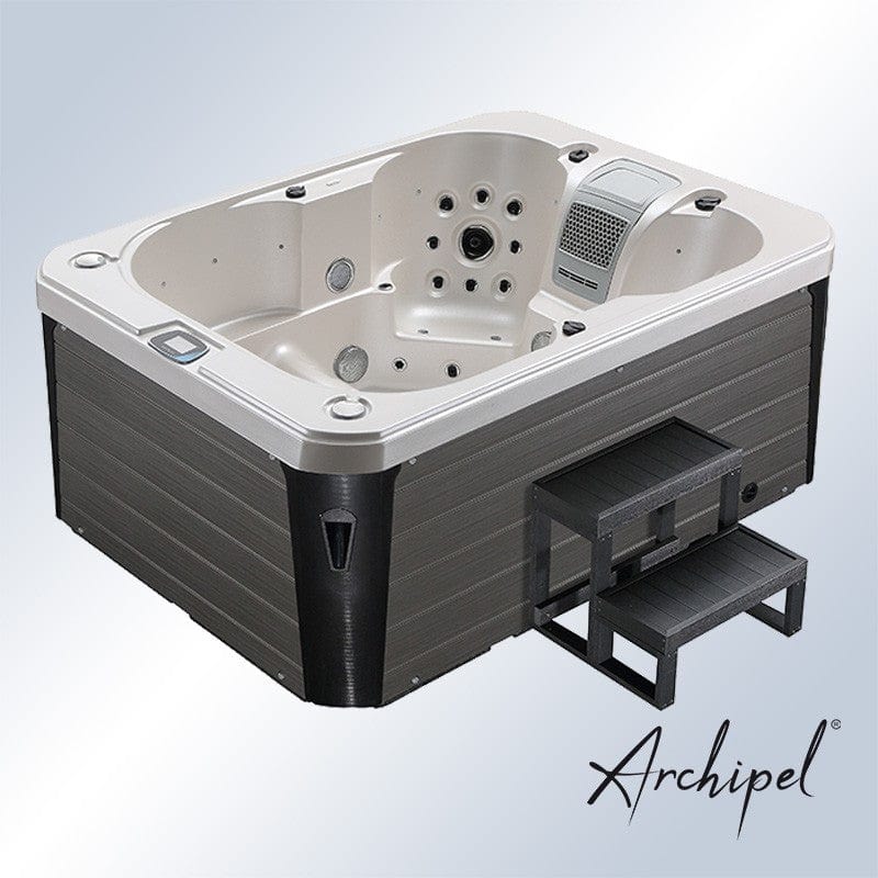 Sauna Hammam - ARCHIPEL® GT4 PEARL WHITE 2 TO 4 SEATER COMPACT HOT TUB - BALBOA® THERAPEUTIC SPA 215 X 160 CM - MK530177691