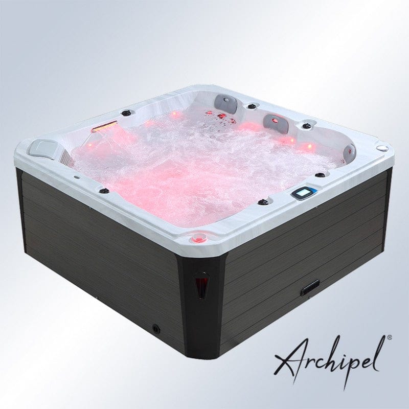 Sauna Hammam - ARCHIPEL® GT5 5-SEATER HOT TUB - BALBOA® THERAPEUTIC SPA 215 X 215 CM - PREORDER June 2023