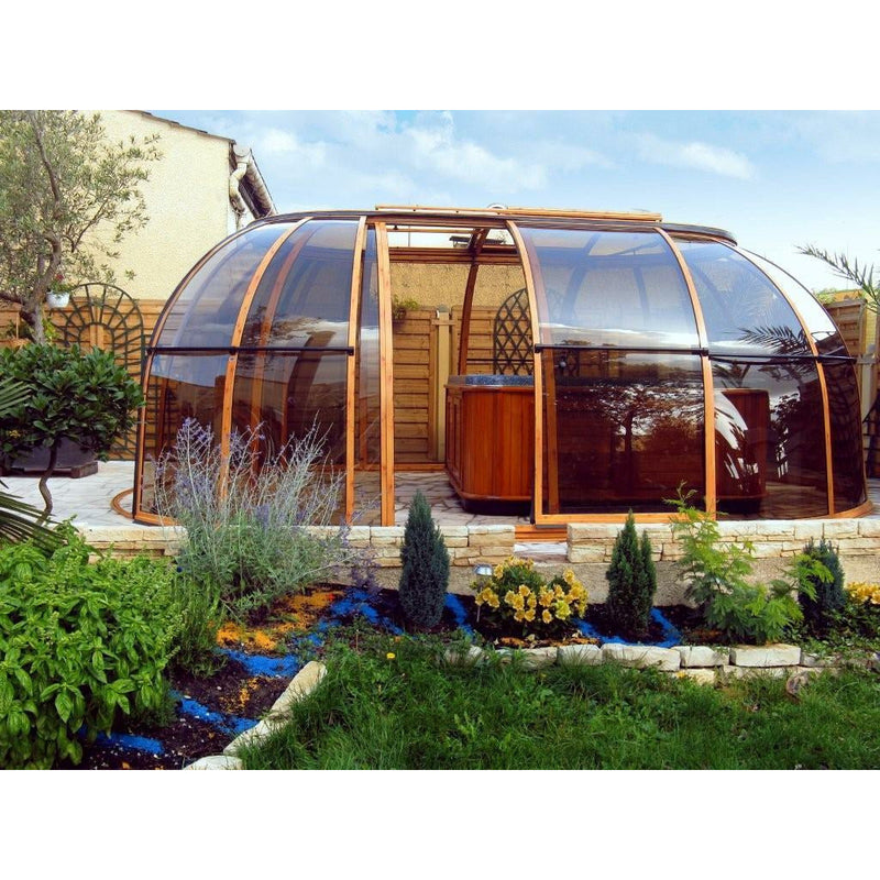 Sunrooms-Enclosures Spa Sunhouse Hot Tub Enclosure, 20’2”L, 13’6”W, 7’6”H