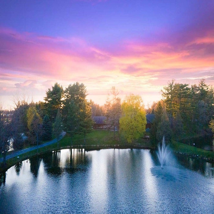 Scott Aerator Amherst Pond Fountain