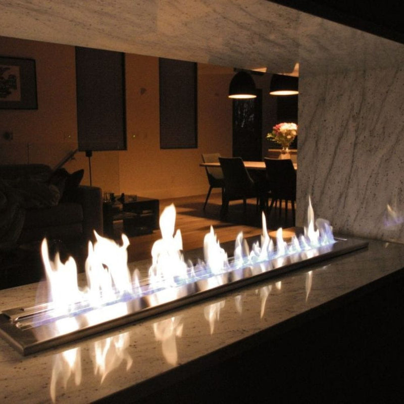 The Bio Flame 38-Inch Ethanol Fireplace Burner, Indoor/Outdoor