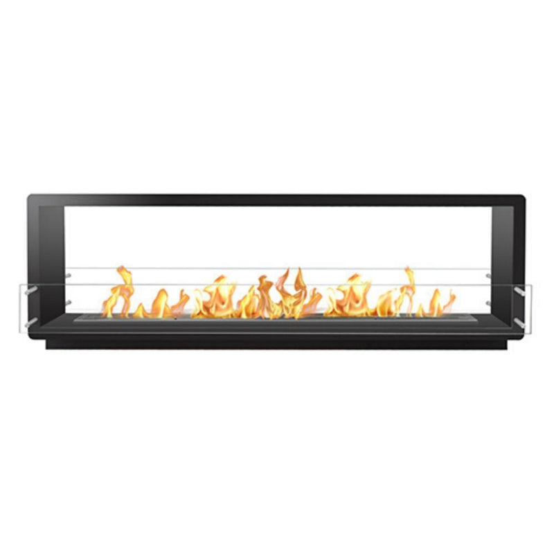 The Bio Flame 84-Inch Smart Firebox DS - See-Though Ethanol Fireplace