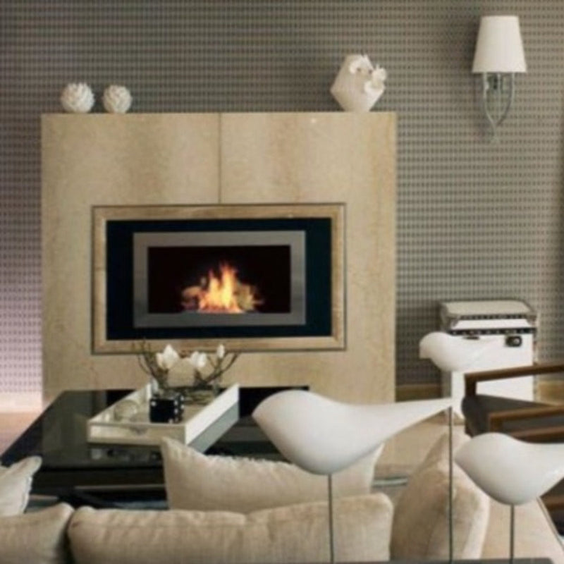 The Bio Flame Lorenzo 45-Inch Built-in/Wall Mounted Ethanol Fireplace