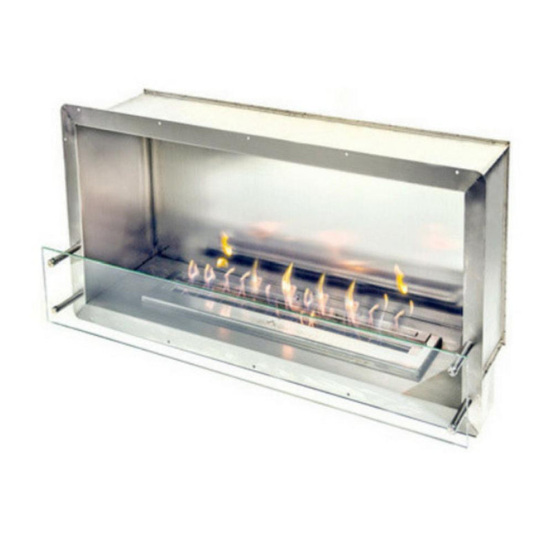 The Bio Flame XL Firebox SS 53-Inch Built-in Ethanol Fireplace