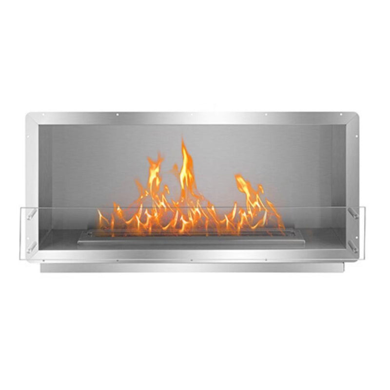 The Bio Flame XL Firebox SS 53-Inch Built-in Ethanol Fireplace