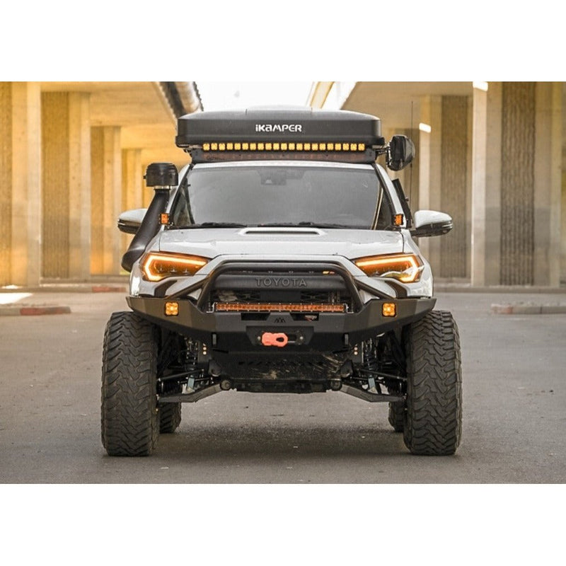 Backwoods Adventure Mods Toyota 4Runner 5th Gen 2014-2023 Hi-Lite Overland Front Bumper PreRunner Bull Bar