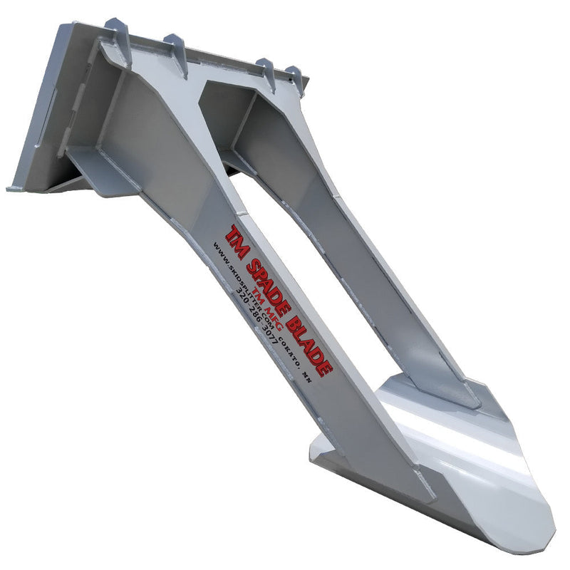 TM Manufacturing Skid Steer Spade Blade Attachment - Spade-Blade