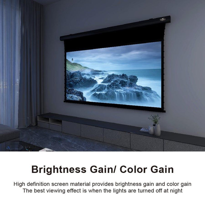 VIVIDSTORM White Motorized Tension Projector Screen