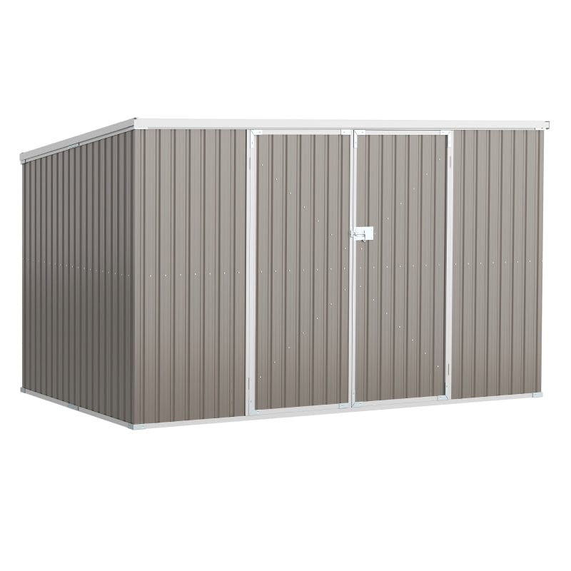 Outsunny 11' x 6' x 6' Steel Garden Storage Shed - 845-680CG