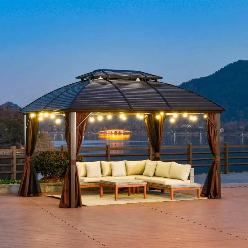 Outsunny 10x12 Hardtop Gazebo - 84C-205