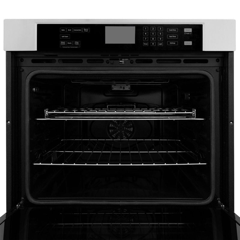 ZLINE 30 in. Professional Double Wall Oven in Stainless Steel with Self Cleaning, AWD-30