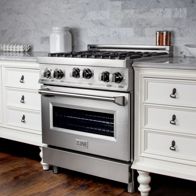 ZLINE 30 Inch. Professional Gas Range in Stainless Steel, RG30