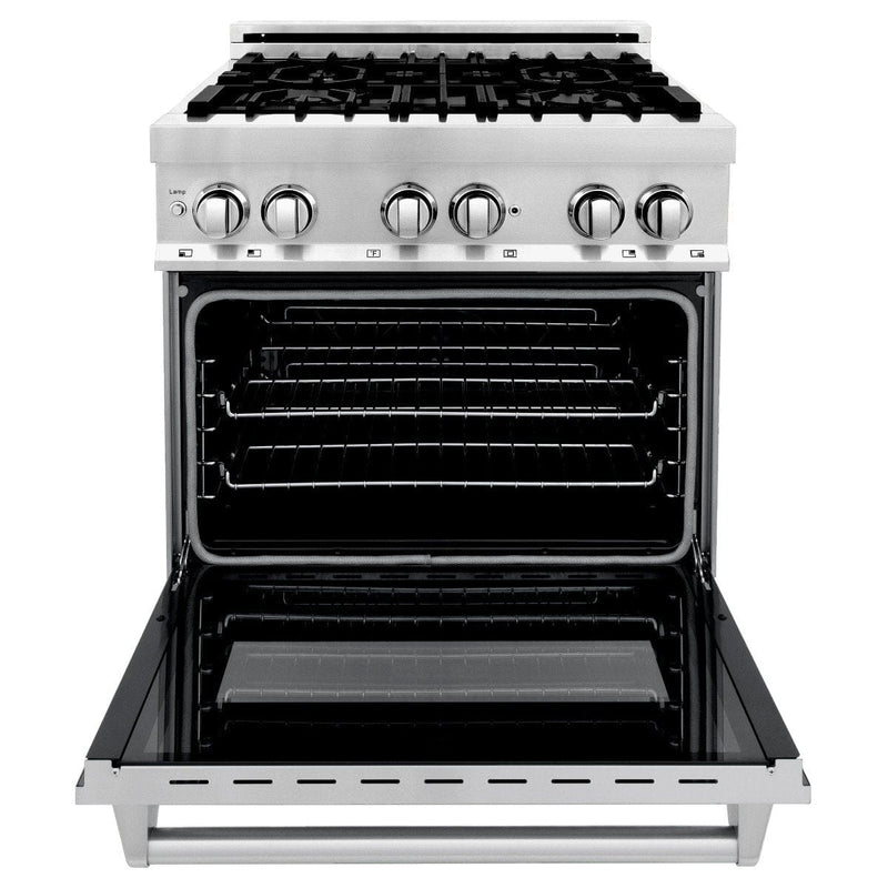 ZLINE Appliance Package 30 in. Dual Fuel Range & 30 in. Range Hood, 2KP-RARH30