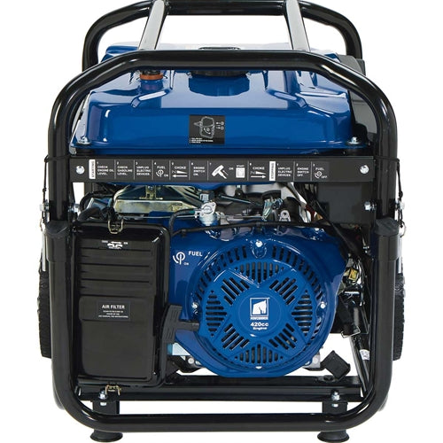 K & M Manufacturing Powerhorse Portable Generator - 9250 Surge Watts, 7500 Rated Watts & Electric Start