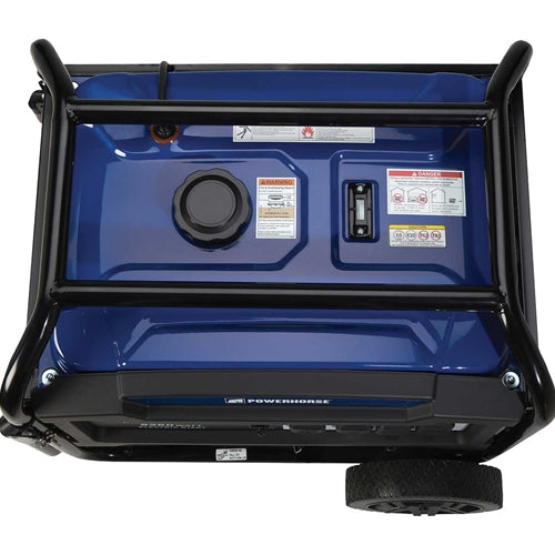 K & M Manufacturing Powerhorse Portable Generator - 9250 Surge Watts, 7500 Rated Watts & Electric Start