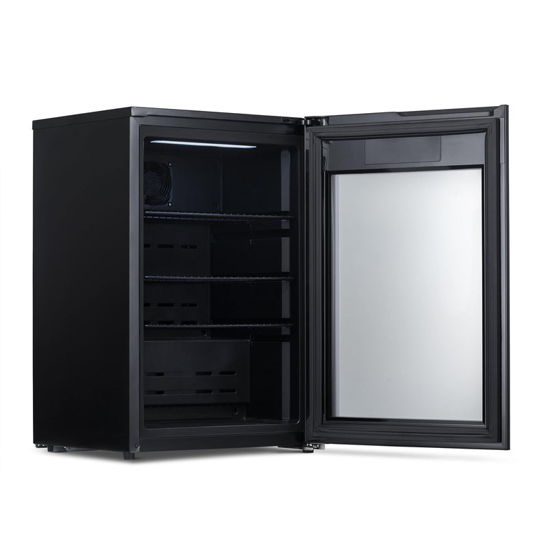 Newair Froster 125-Can Freestanding Black Beverage Center NBF125BK00 - Chills Down to 23 Degrees!