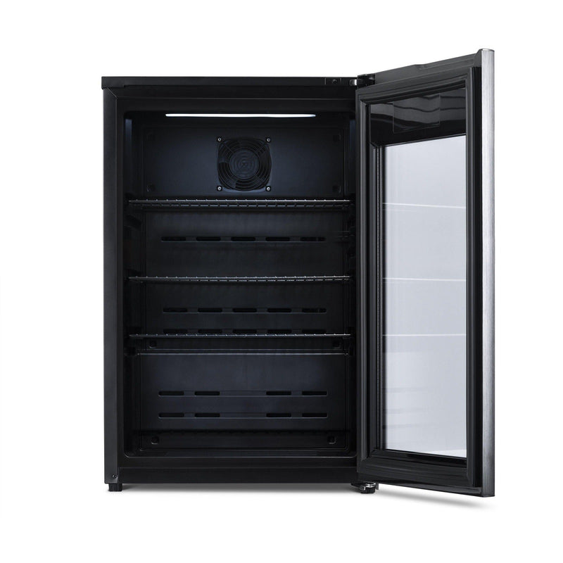 Newair Froster 125-Can Freestanding Black Beverage Center NBF125BK00 - Chills Down to 23 Degrees!