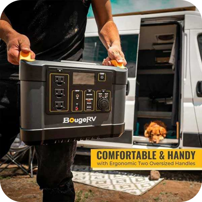 BougeRV NCM 1100Wh Portable Power Station | ISE120M - Backyard Provider