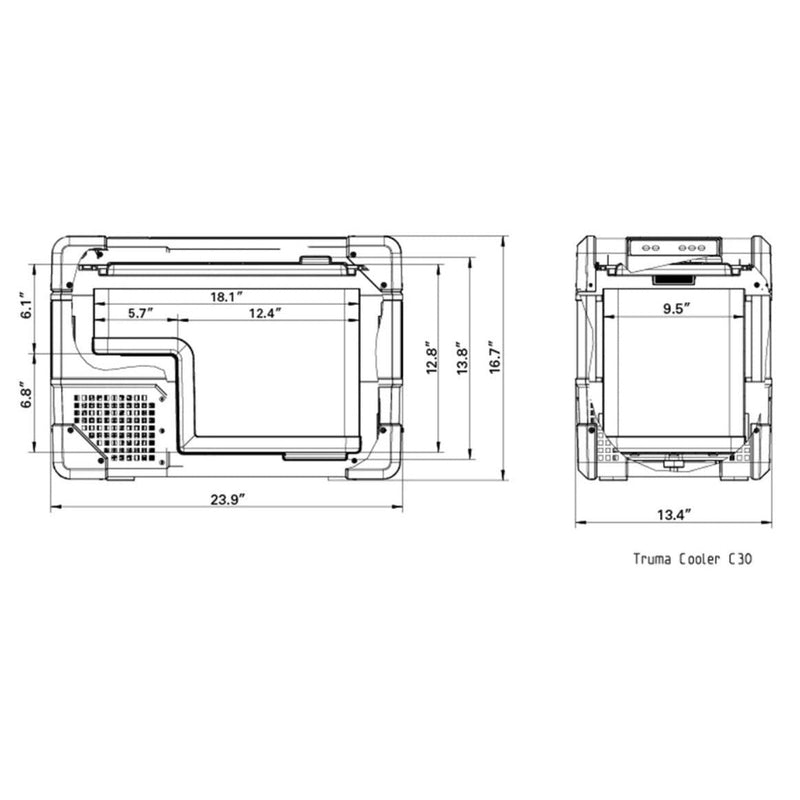 Truma Cooler C30 Single Zone Portable Fridge/Freezer