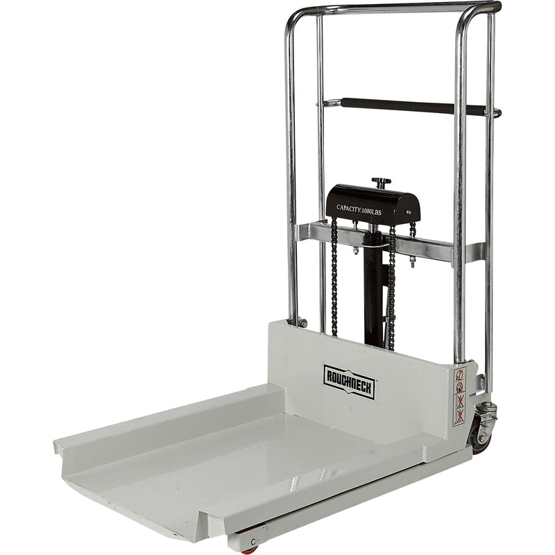 Northerntool Roughneck Ultra Low-Profile Lift Table Cart — 1000-Lb. Capacity - Backyard Provider