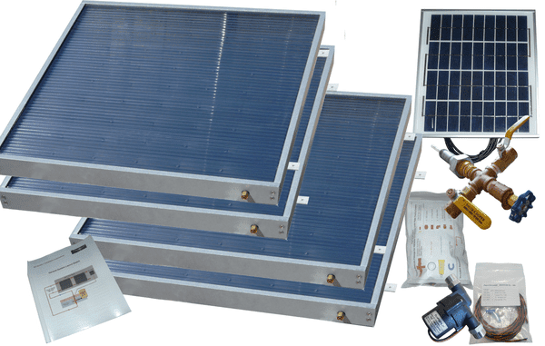 Heliatos Standard Solar Water Heater Kit - Backyard Provider