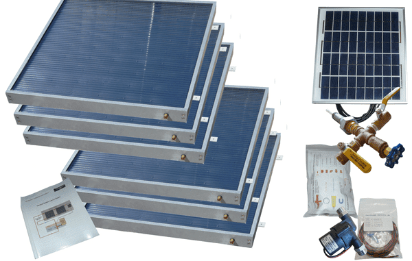 Heliatos Standard Solar Water Heater Kit - Backyard Provider