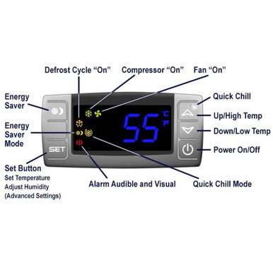 CellarPro CP 3200VSX Wine Cellar Cooling Unit - CP-VS-3200-VSX-ECX-110-1655